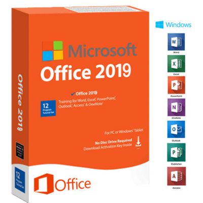 Microsoft Office 2019 Profesional Plus Para PC o Portatil Sistema Operativo Windows PAN ANUAL