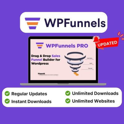 WPFunnels Pro | WordPress Plugin | Lifetime Updates Free | Unlimited Websites