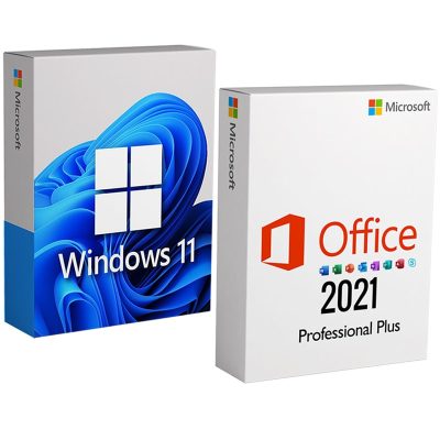 Microsoft Windows 11 Professional + Microsoft Office 2021 Professional Plus licencia para 3 PC