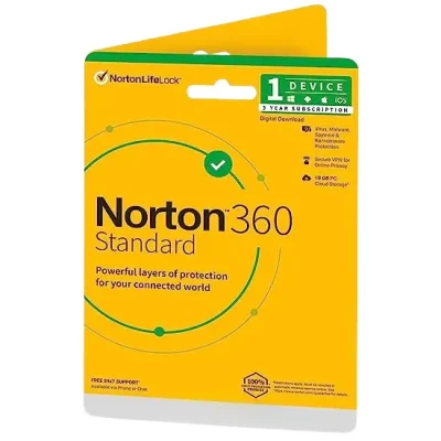 Norton 360 Standard Total Security | PC, Mac, Android, iOS